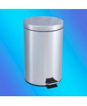 PAPELERA PEDAL 12l INOX BRILLO 1u