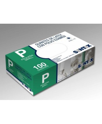 GUANTE LATEX T-G 100u *Con polvo* G-4,5