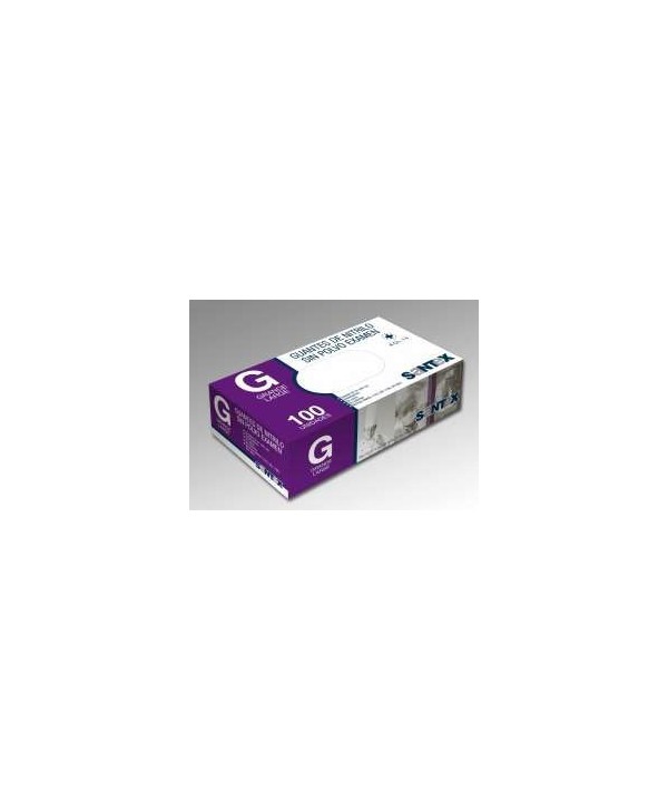 GUANTE NITRILO AZUL T-G 100u *sin polvo* G-4,5