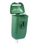 PAPELERA 50l PARA POSTE 1u
